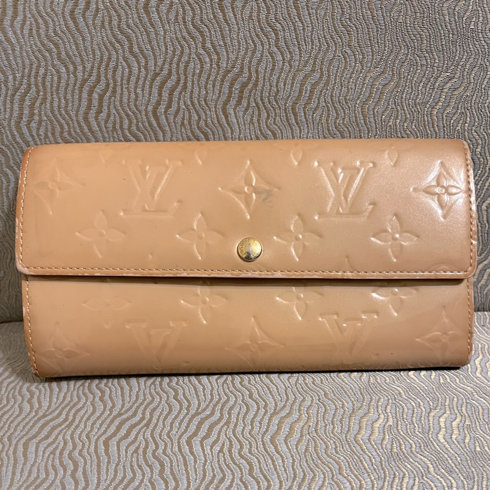 💯Authentic Louis Vuitton Vernis Porte Feuille Bifold Long Wallet